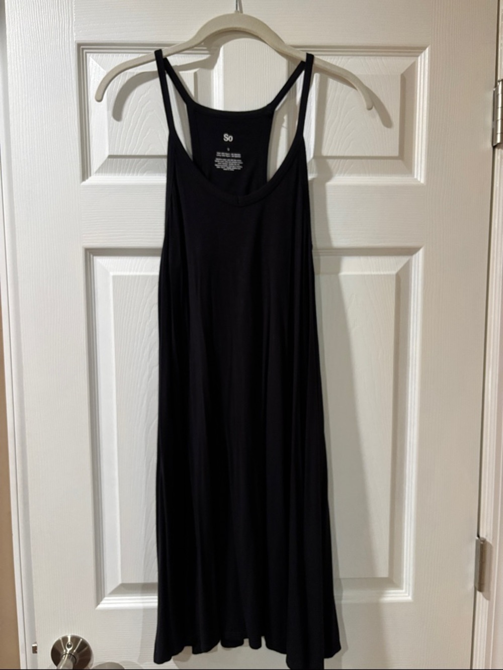 SO Black Swing Tank Dress